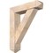 Ekena Millwork Traditional Arts and Crafts Smooth Bracket w/ Offset Brace, Douglas Fir, 7 1/2"W x 32"D x 38"H BKT0806X32X38TRA03SDF - alternate 1
